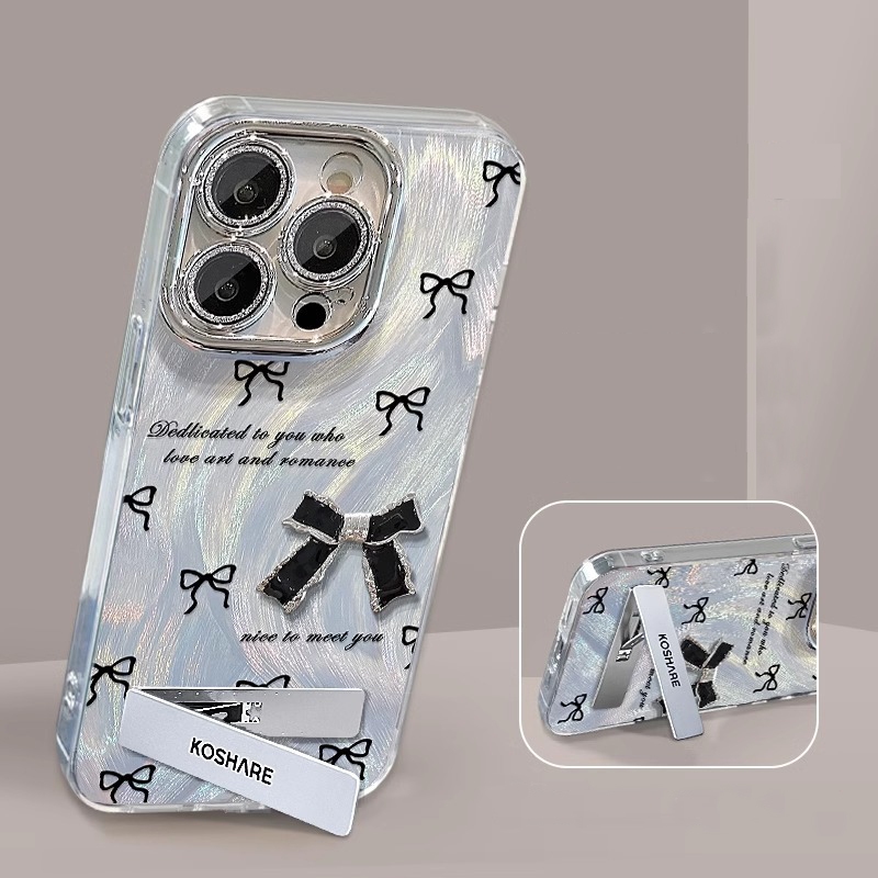 สําหรับ OPPO Reno 15 13 14 12 F 11 10 8Z 7Z ค้นหา X9 X8 A3 A5 PRo A3X A74 A95 A78 A58 Bowknot เคสโทรศัพท์พร้อมที่วาง