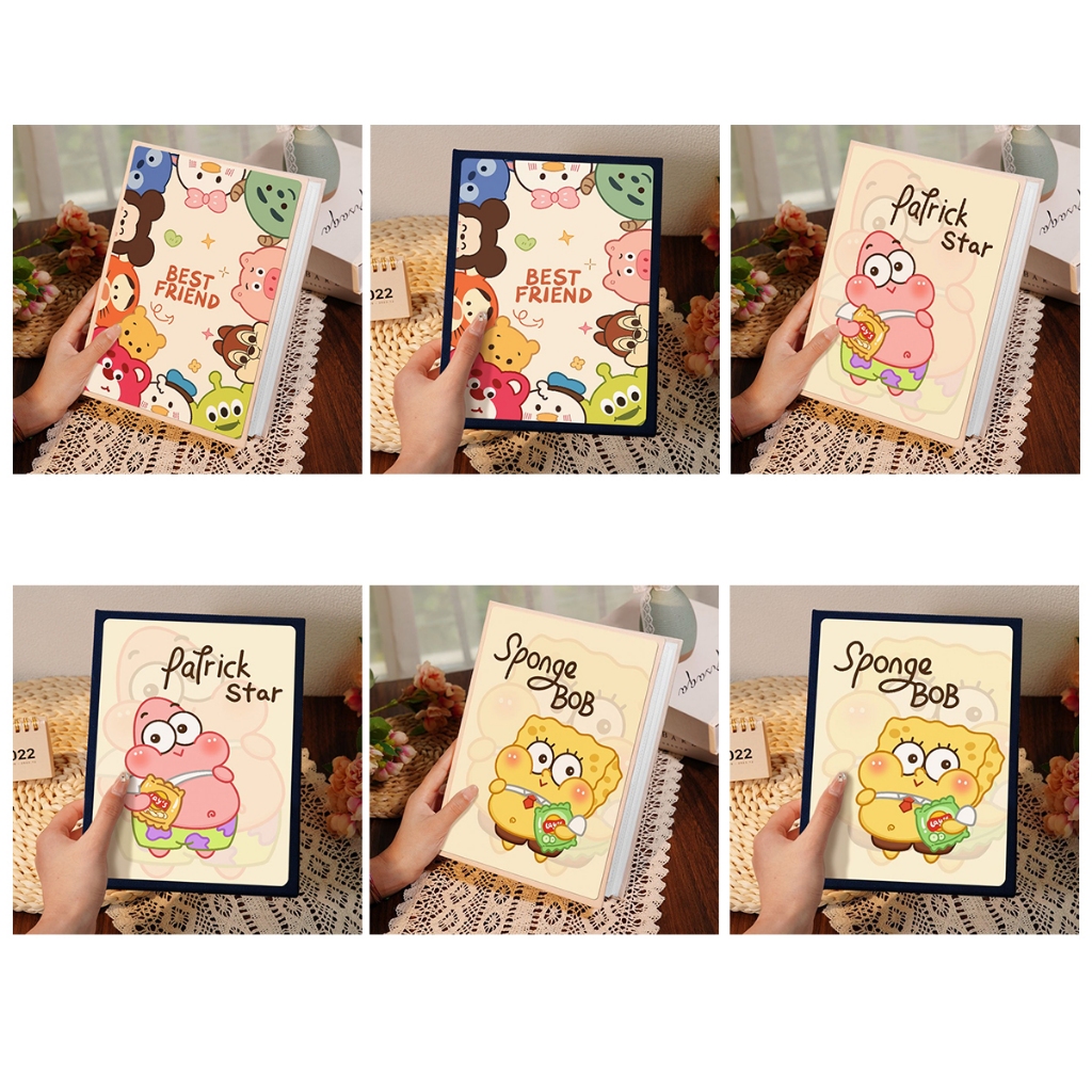 อัลบั้มรูป 4x6 3.5x5 อัลบั้มรูป 5x7 สมุดอัลบั้มรูป 200 กระเป๋า 3r 4r 5r Photos Albumbook ลายการ์ตูนน่ารัก