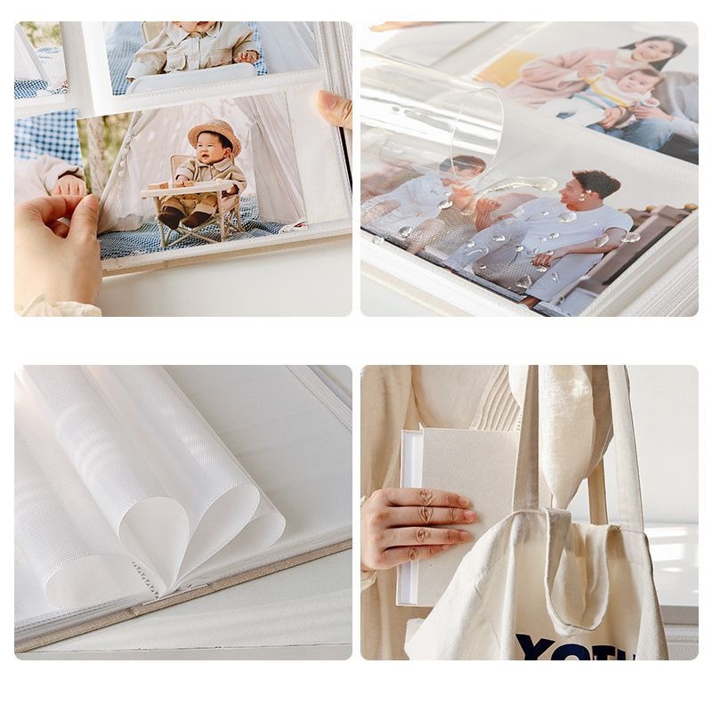 อัลบั้มรูป 4x6 3.5x5 อัลบั้มรูป 5x7 สมุดอัลบั้มรูป 200 กระเป๋า 3r 4r 5r Photos Albumbook ลายการ์ตูนน่ารัก - รูปที่ 4