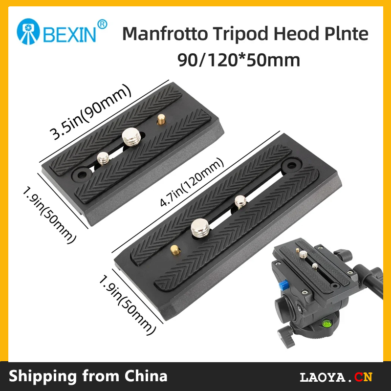 Bexin Manfrotto plate 501-L90A Digital Camera Sliding Quick Release Plate  For Manfrotto Tripod head 501HDV 503HDV 701HDV MH055M0-Q5 แผ่น 501-L90A กล้องดิจิตอลเลื่อน Quick Release แผ่นสําหรับ Manfrotto ขาตั้งกล้อง