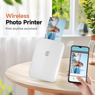 HPRT MT53 Mini Photo Printer ZINK Mode 313dpi High definition Wireless Bluetooth connection
