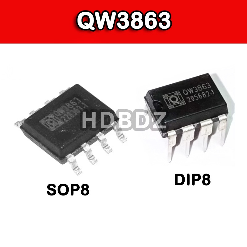 2~5PCS QW3863 SOP8 DIP8 ชิปการจัดการพลังงาน IC