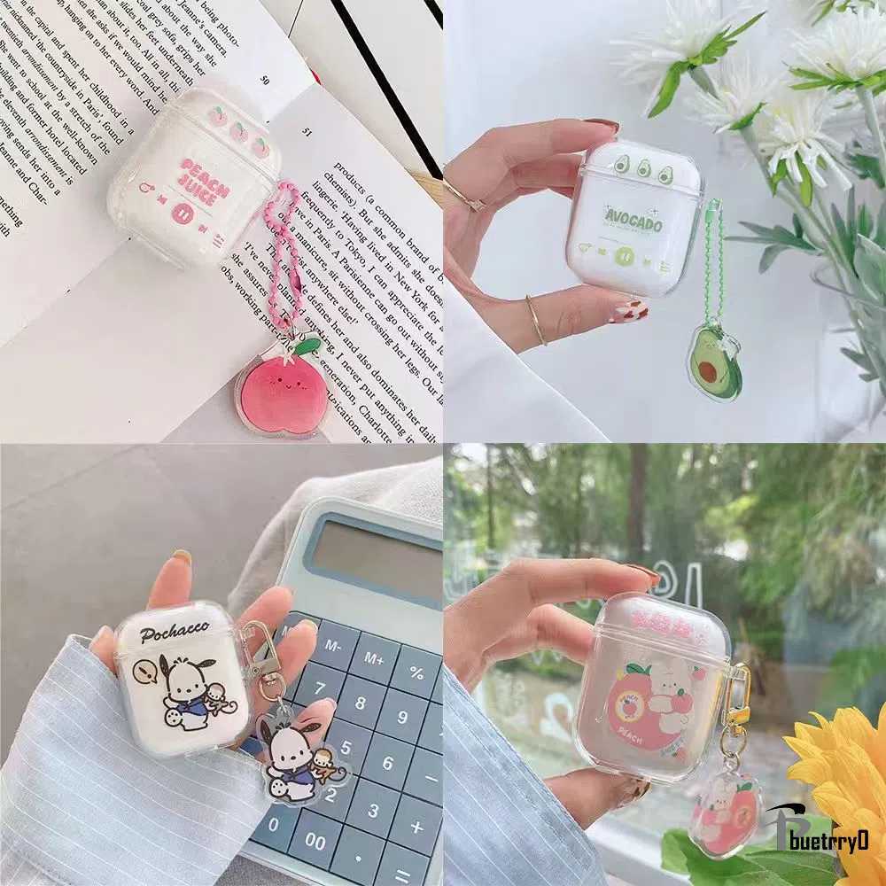 เคสหูฟังโปร่งใส, เคสหูฟังซิลิโคน TPU, Anti-bump Anti-brasion และทนต่อการตกกระชับสําหรับ i12-เคสป้องก