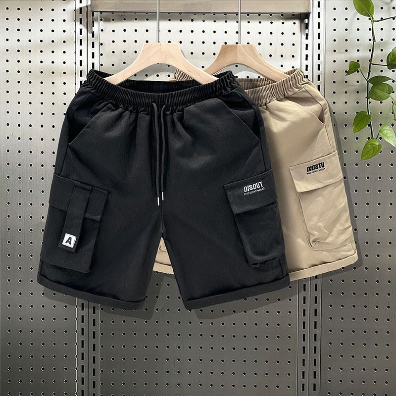 สินค้ามาใหม่ กางเกงขาสั้นชายเก๋ๆ หลายกระเป๋า ไซส์ใหญ่ M-5XL
