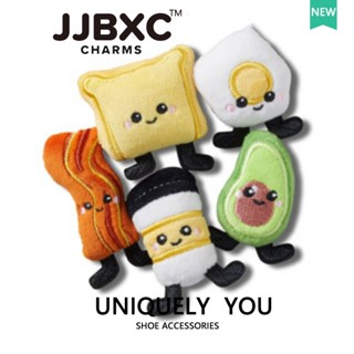 JJBXC ตัวติดรองเท้า charm รองเท้าตกแต่งหัวเข็มขัดนุ่มน่ารัก …
