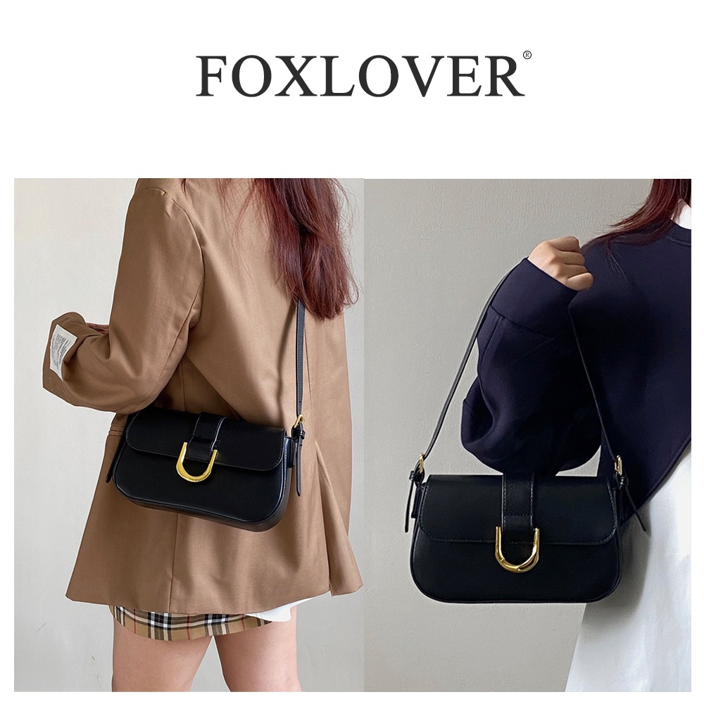 FOXLOVER Shoulder Bag กระเป๋าสะพายสําหรับผู้หญิง กระเป๋าโทรศัพท์มือถือ กระเป๋าสะพายไหล่ หนัง PU