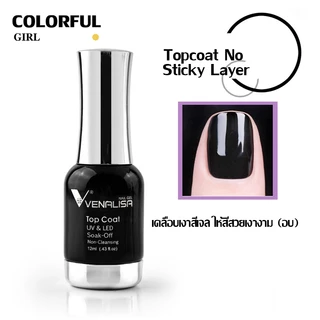 พร้อมส่ง ของแท้ Venalisa เบส ท็อป เบสเจลทาเล็บ ท็อปเจล เคลือบเล็บเจล เบสโค้ท ท็อปโคทเล็บ สีเจล ปริมาณ 12 ml