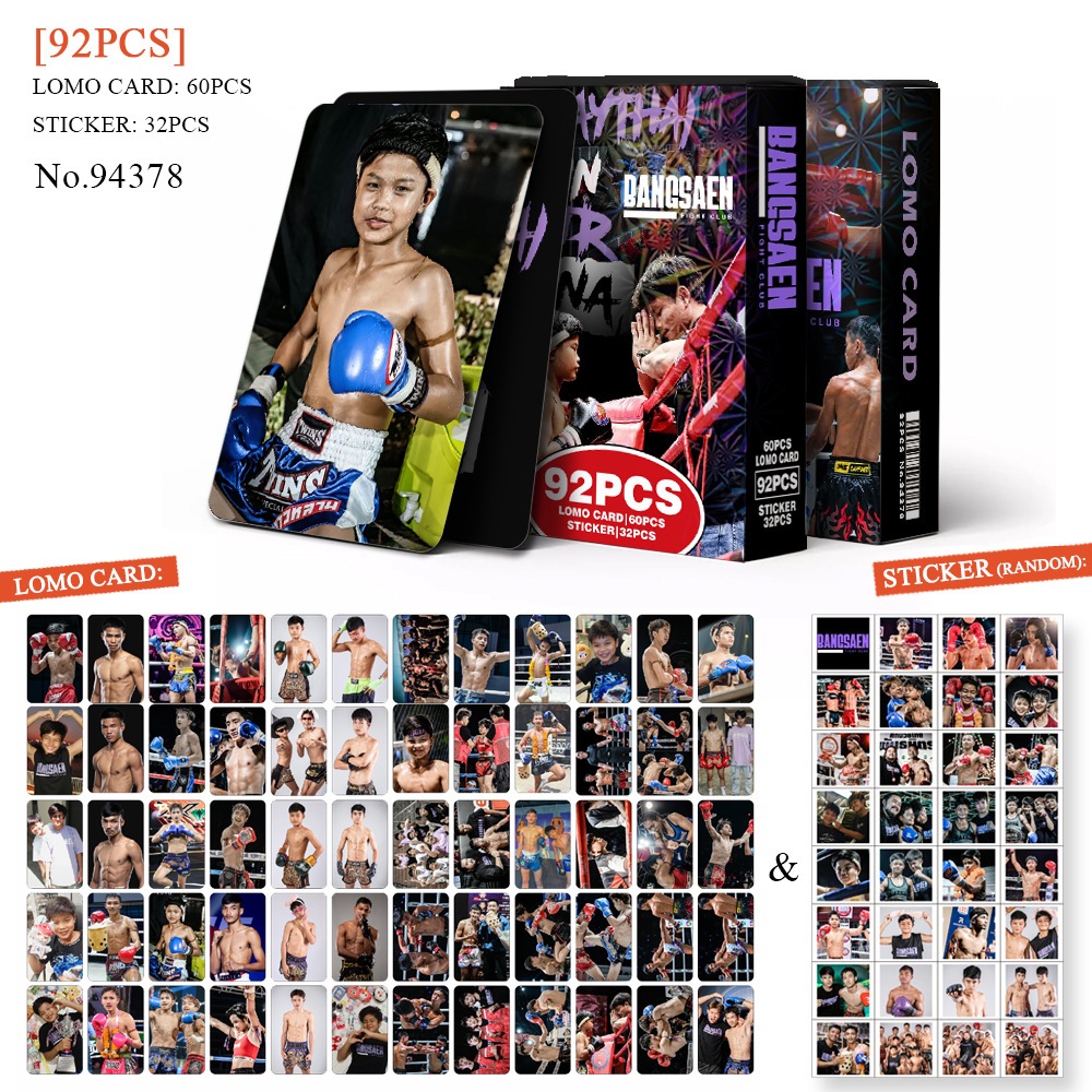 420 ชิ้น Chuck Pahu Bangsaen Fight Club Photocard Thailand Boxing Periphal Lomo Card