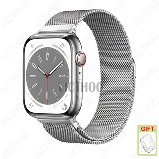 สายโลหะสแตนเลสกันน้ํา Minlanese Band สําหรับ iWatch Series 11/10/9/8/7/6/5/4/3/SE Ultra 2 49mm 46mm 44mm 45mm 41mm 42mm 40mm 38mm