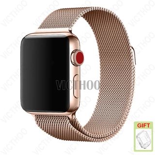 สายโลหะสแตนเลสกันน้ํา Minlanese Band สําหรับ iWatch Series 11/10/9/8/7/6/5/4/3/SE Ultra 2 49mm 46mm 44mm 45mm 41mm 42mm 40mm 38mm