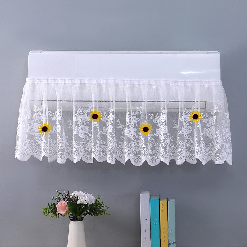 1ชิ้นเครื่องปรับอากาศฝุ่นปกลูกไม้ดอกไม้ป้องกันตรงเป่าตกแต่งบ้าน