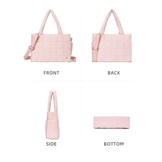 WESTBRONCOรุ่นTote (โทสต์) [ขนาดใหญ่พิเศษ] กระเป๋าถือสะพายไหล่ผู้หญิงผลิตจากผ้าไนลอน ขนาดใหญ่จุของได้เยอะ กระเป๋าใส่โน๊ตบุ๊คได้