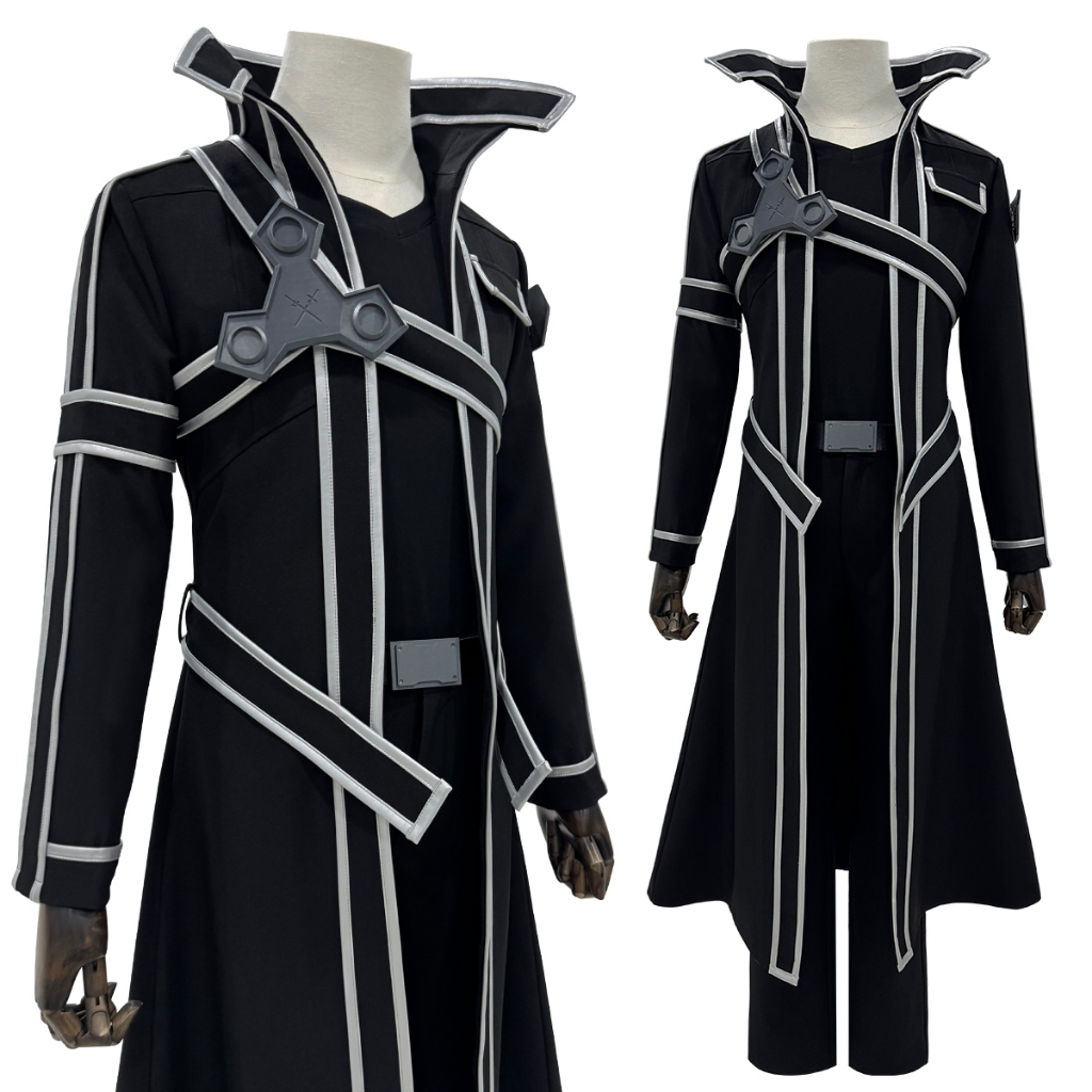Holoun อะนิเมะ Kirigaya Kazuto Kirito Cosplay คอสเพลย์เครื่องแต่งกายดาบศิลปะออนไลน์ SAO