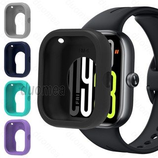 เคสซิลิโคนป้องกันหน้าจอครึ่งฝาครอบอุปกรณ์เสริมสําหรับ Redmi Watch 5 4 3 2 Lite Active / Mi Watch Lite