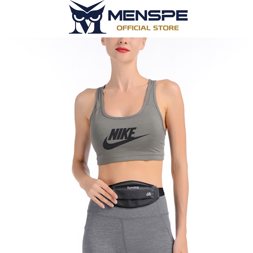 MENSPE กีฬาวิ่งเอวกระเป๋ากลางแจ้งกันน้ําคืนเต็มสะท้อนแสงปรับหัวเข็มขัดออกกําลังกายหน้าอกกระเป๋าวิ่งกระเป๋าที่มีปลั๊กหูฟังส - รูปที่ 2