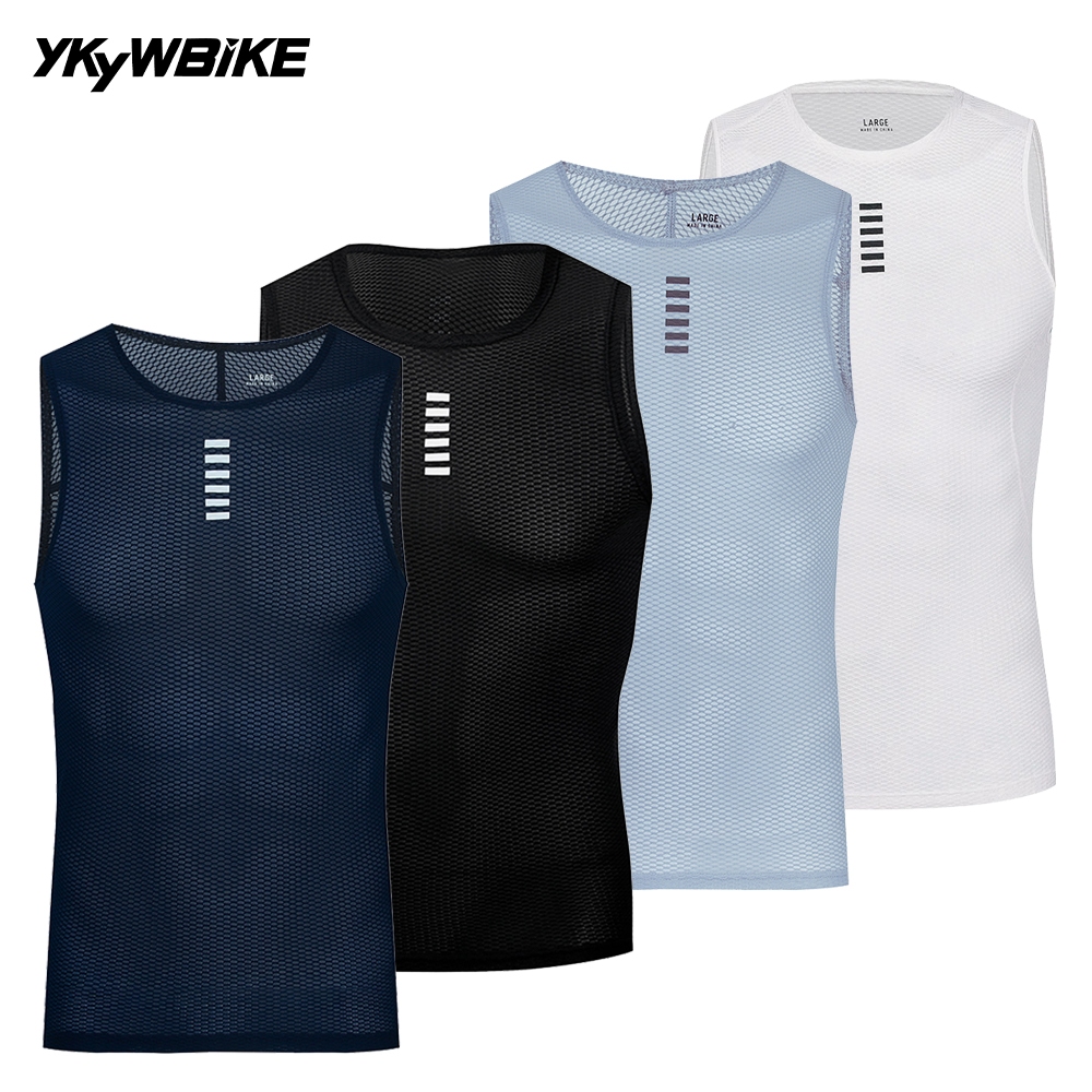 YKYBIKE ขี่ Bottom เสื้อแขนกุดภายในเดียวขี่จักรยานสวมวิ่งกีฬาเสื้อกั๊ก