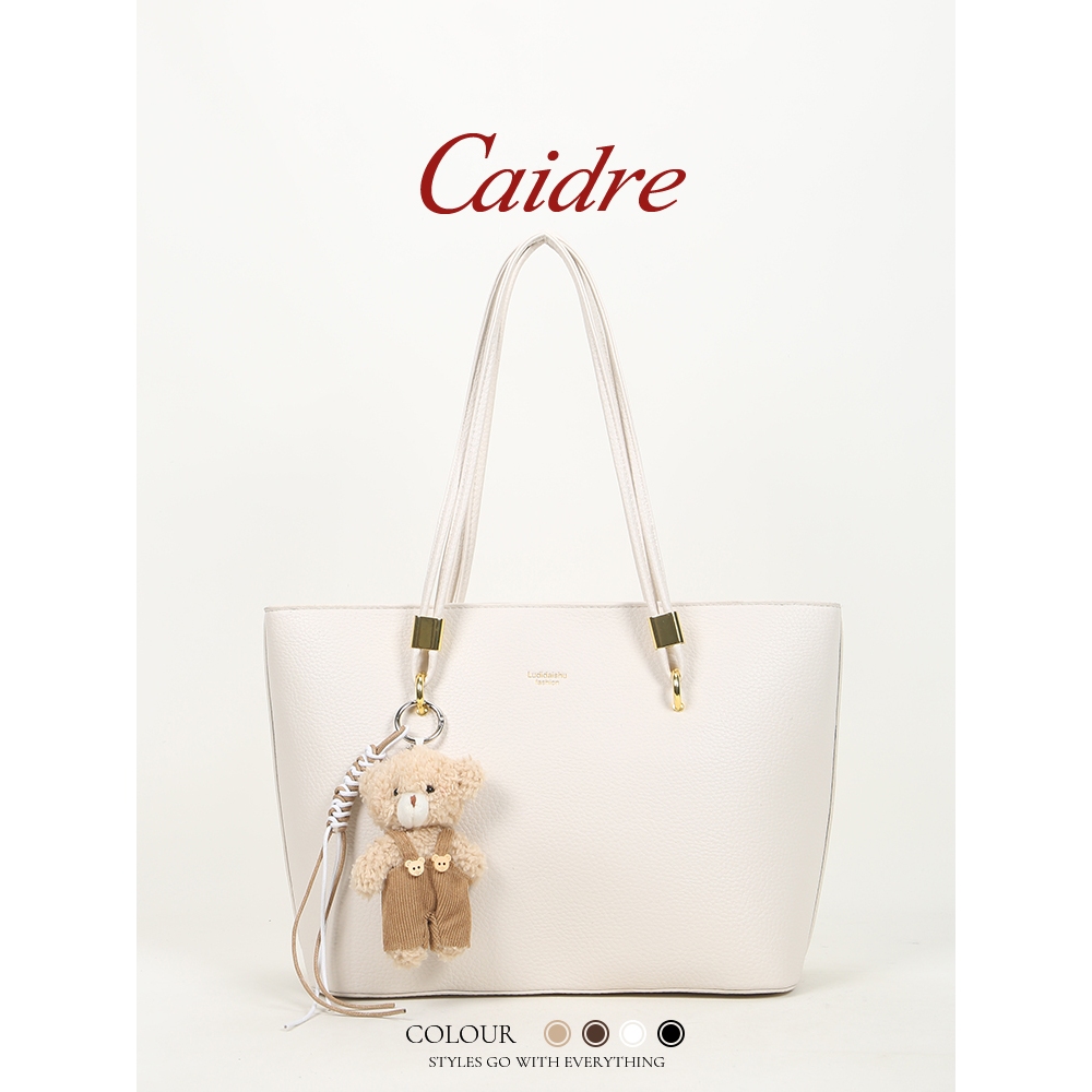 Caidre Portable Tote Bag Female Fashion Large Capacity Commuter Shoulder Bag