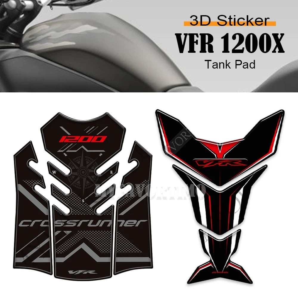 VFR1200X รถจักรยานยนต์สําหรับ Honda VFR 1200X 1200 X VFR1200X การใช้ถัง Pad กระดูกปลา Protector Deca