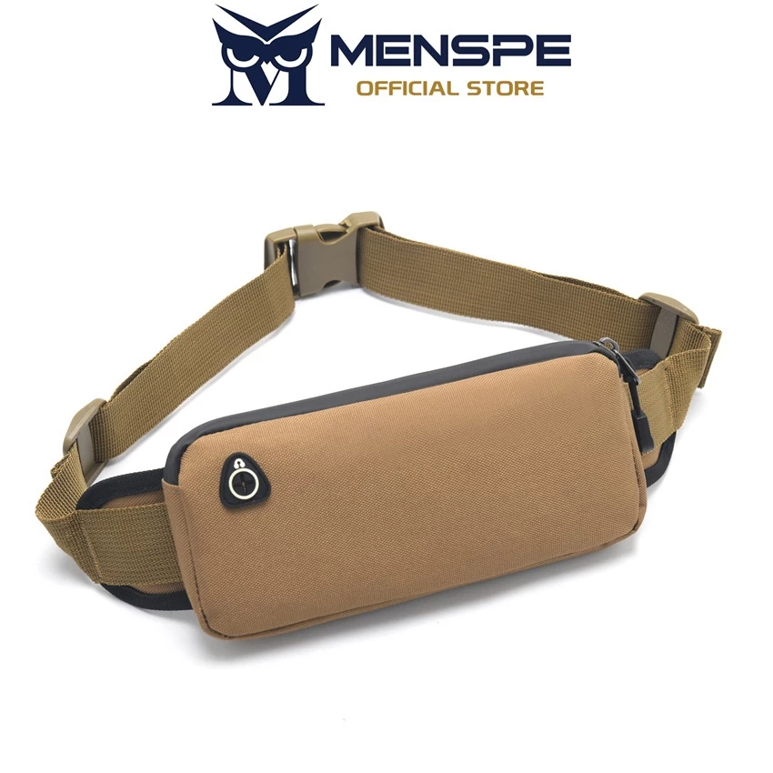 Menspe Unisex กีฬาแฟชั่นเอวกระเป๋าโทรศัพท์กระเป๋ากันน้ํา Oxford Running Bum กระเป๋าแบบพกพา Gym Cross-body สําหรับวิ่งขี่จักรยานเดินป่า