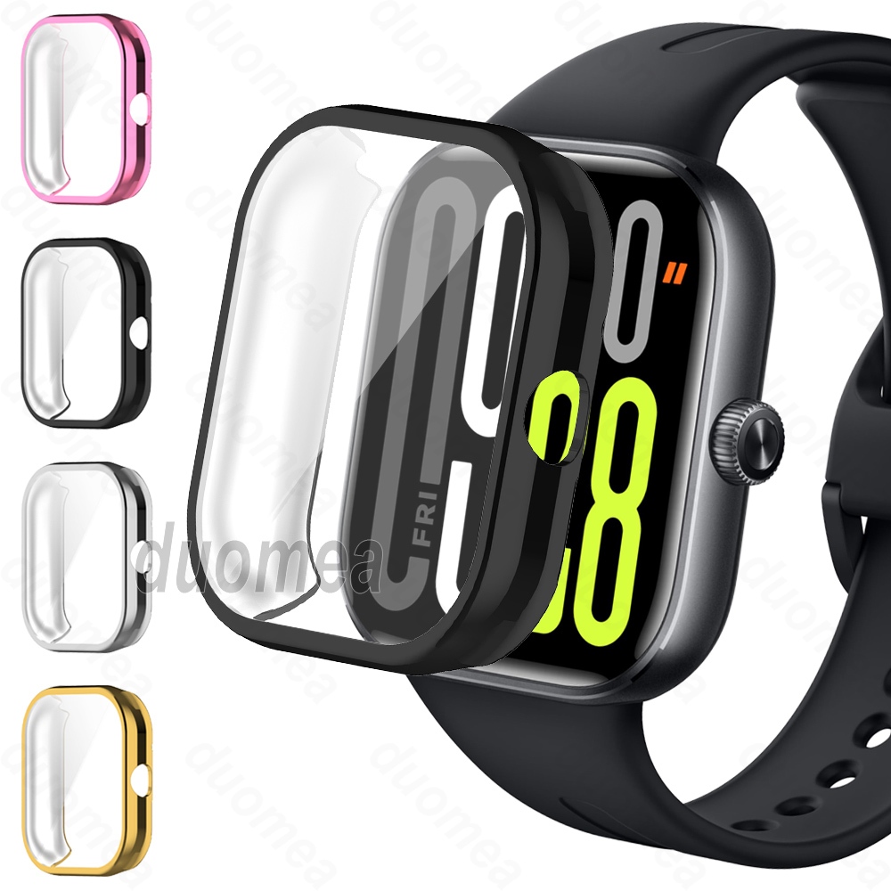 ตัวป้องกันหน้าจอเคสtpuอุปกรณ์เสริมคลุมทั้งหมดสําหรับ Redmi Watch 5 Active 4 3 2 Lite / Mi Watch Lite