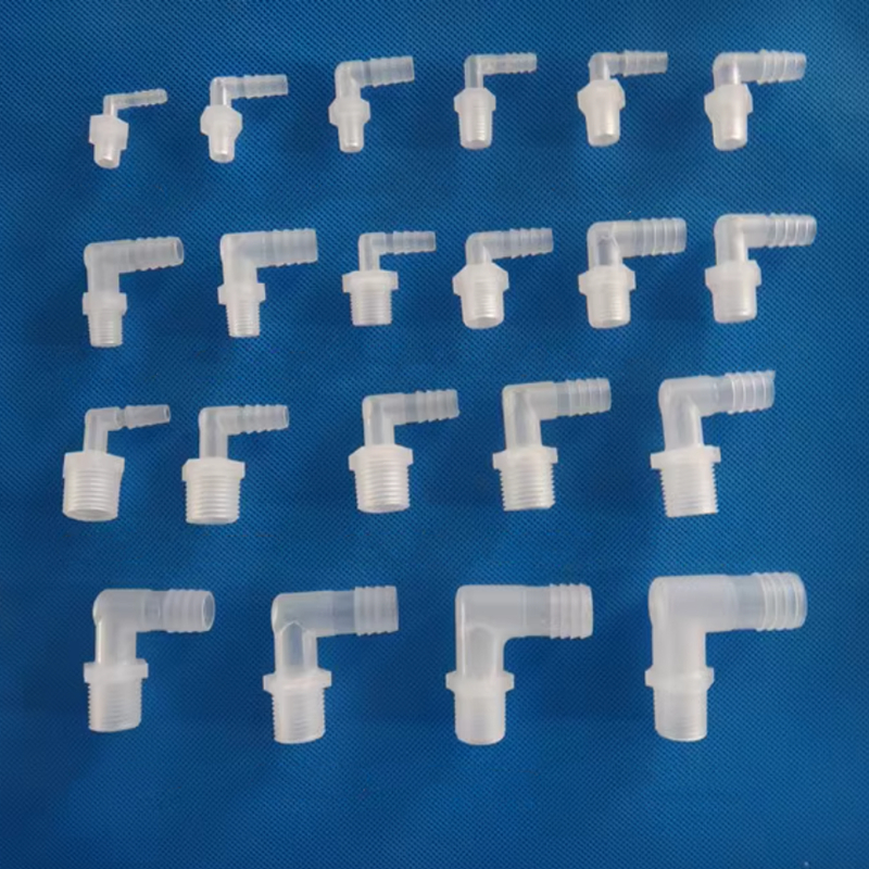 1/8" 1/4" 3/8" Thread Plastic Hose Elbow Connectors To 3.9mm-11.1mm For Aquarium Tank Air Pump Pipe