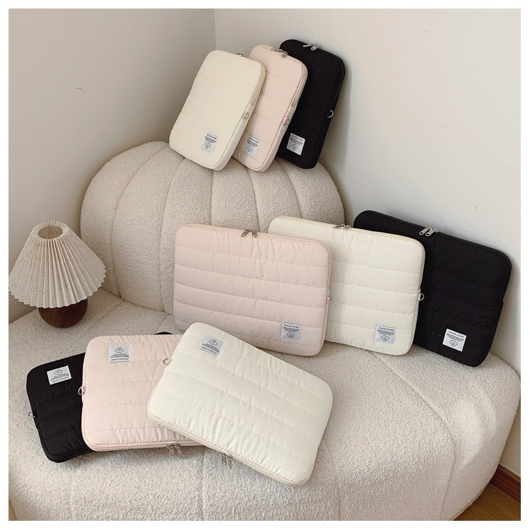 สไตล์ใหม่เวอร์ชั่นเกาหลีโมโนโครมดีไซน์เรียบง่าย 11 นิ้ว 13 นิ้ว 15 นิ้วกระเป๋าคอมพิวเตอร์