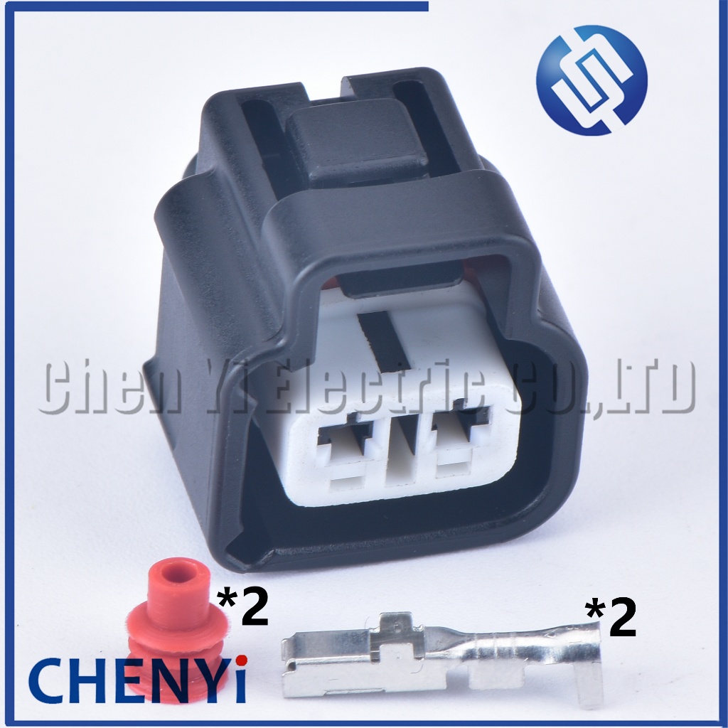 2 ขาหญิงยานยนต์ปลั๊กกันน้ํา FICD วาล์วสูญญากาศ Solenoid สวิทช์ซ็อกเก็ตสําหรับ TOYOTA DENSO (192000-3130)