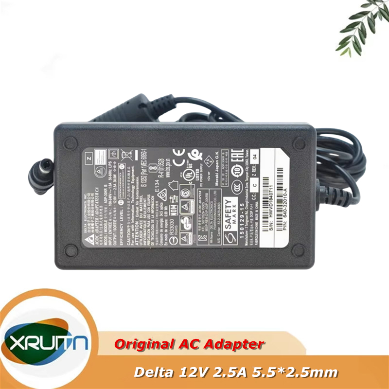 ของแท้ Delta 12V 2.5A 30W ADP-30KR B ADP-30KR A MA-PWR-30WAC อะแดปเตอร์ AC 640-32010-A 3401-0307-03 