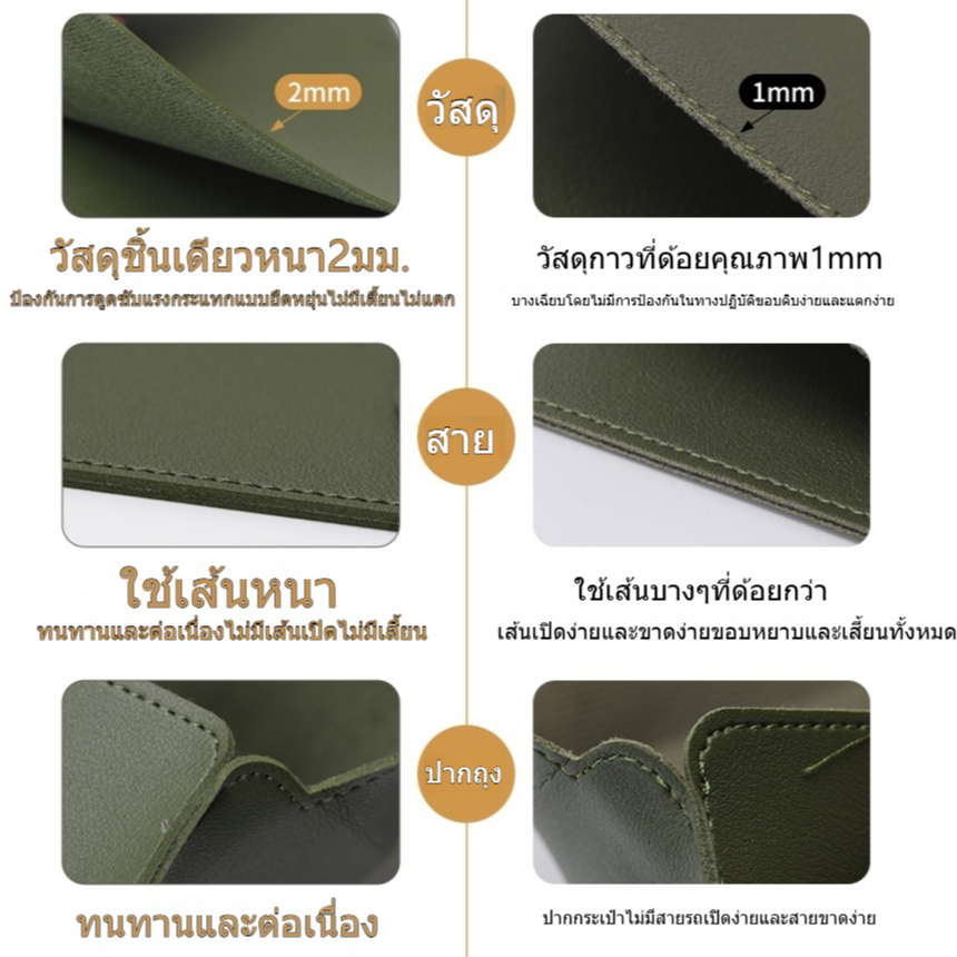 กระเป๋าคอมพิวเตอร์ โน๊ตบุ๊ค Laptop Bag Notebook หนัง PU อเนกประสงค์ ด้วยแผ่นรองเมาส์ สําหรับ 13 14 15 นิ้ว