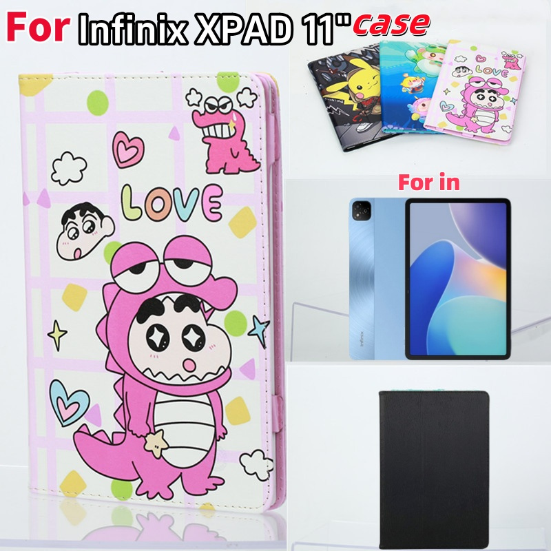 เคสสําหรับ Infinix XPAD 11 FHD + WiFi LTE 4G แท็บเล็ต X1101 X1101B 11 นิ้วทินเนอร์ PU หนังแม่เหล็กฝา