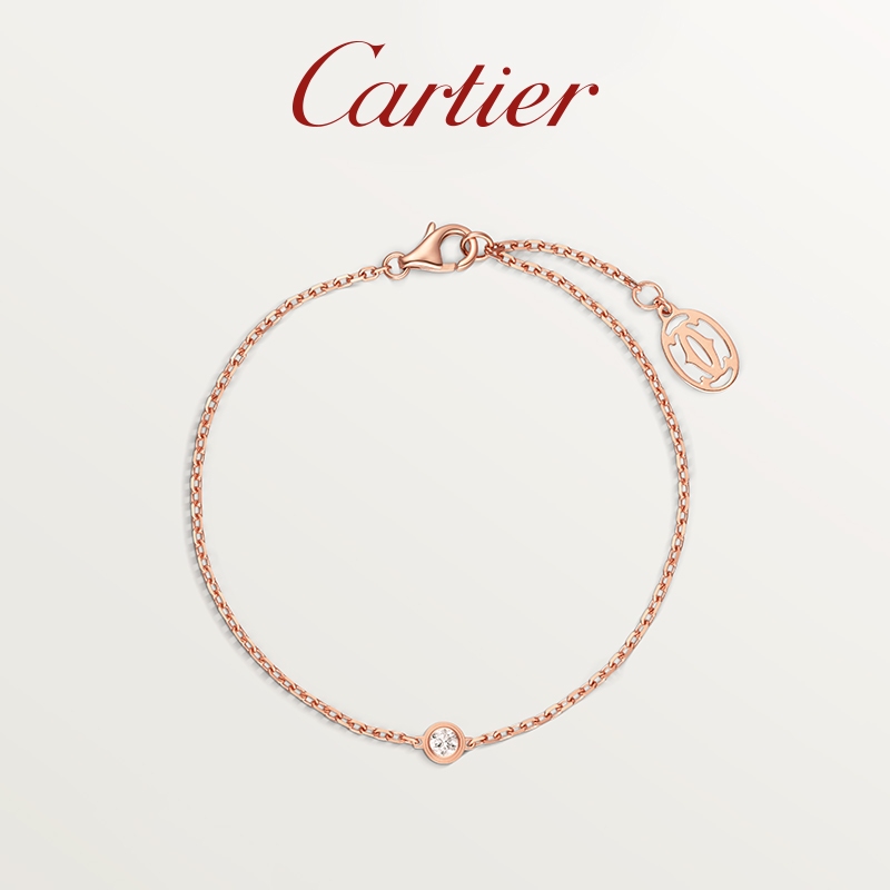 Cartier Cartier Official Flagship Store Cartier d'Amour Diamond Extra Small Bracelet [Gift]