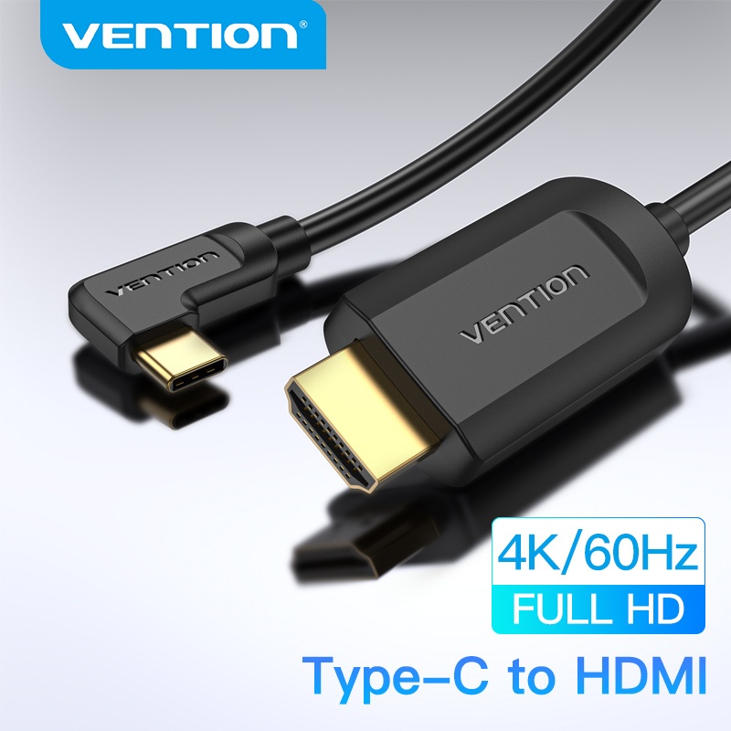 Vention สายอะเเดปเตอร์USB C เป็น HDMI Cable 4K@60Hz HDMI สำหรับ 2018 Galaxy S10 CGV