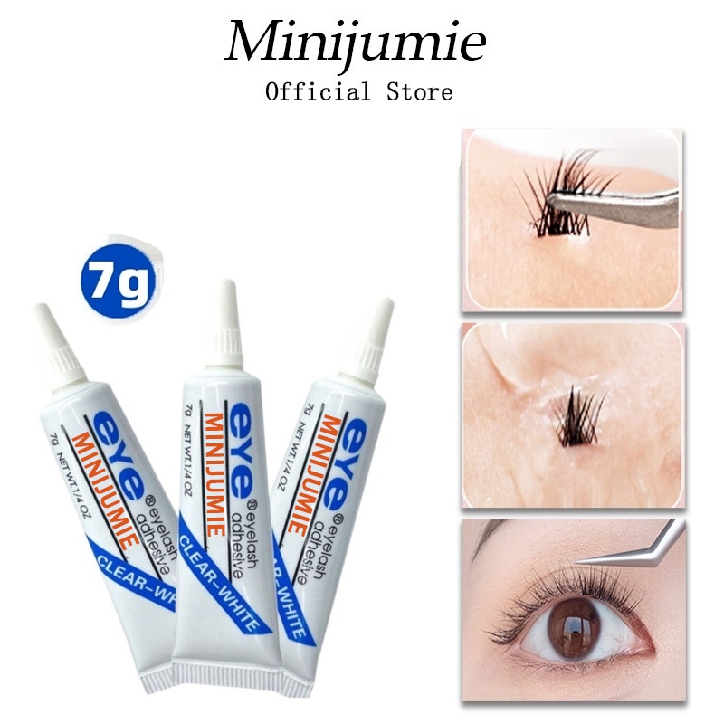 Minijumie กาวติดขนตา Duo Eyelash ขนาด 9g. กันน้ำสีดำและสีขาว