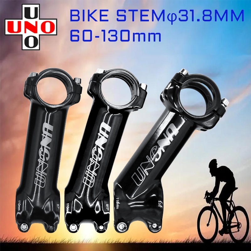 Uno Stem 7/17/25/35 องศาจักรยานเสือภูเขา Stem สําหรับ 28.6 มม.จักรยานส้อมด้านหน้าและ 31.8 มม.จักรยาน Handlebar