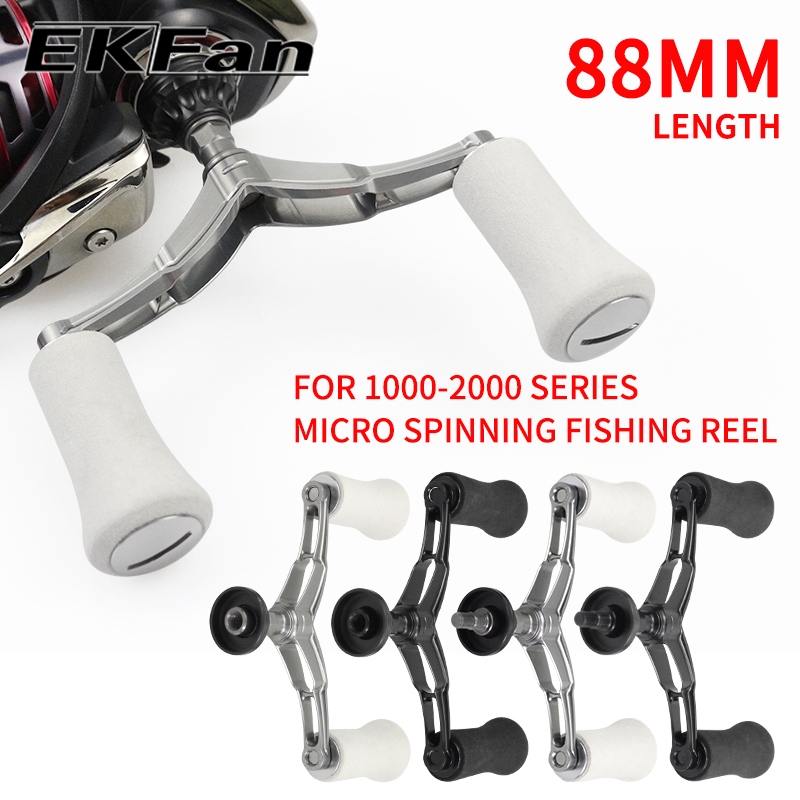 Ekfan ลูกบิด EVA + ด้ามจับรอกตกปลาอลูมิเนียมอัลลอยด์สําหรับรอกล่อปั่น Daiwa Shimano