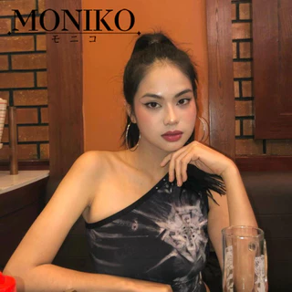 MONIKO Y2K 3-7CM ต่างหูห่วงใหญ่สไตล์ยุโรปและอเมริกา ไม่ซีดจาง