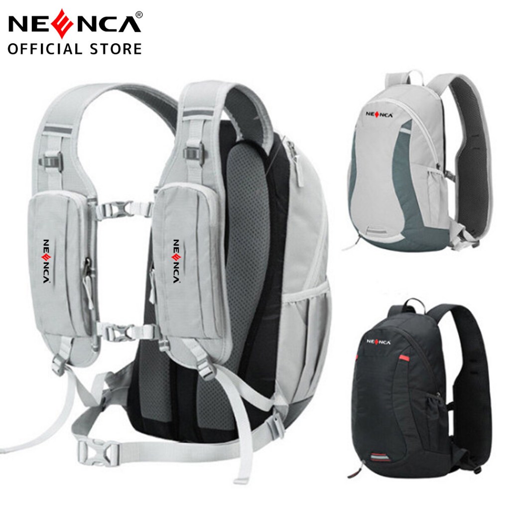 Neanca กระเป๋าเป้สะพายหลังจักรยานเสือภูเขา Daypack 15L กระเป๋าเป้สะพายหลังเดินป่า Packable น้ําหนักเบา Travel Day Pack สําหรับขี่จักรยานและจักรยาน Commuter กระเป๋าเป้สะพายหลังสําหรับผู้ชายและผู้หญิง