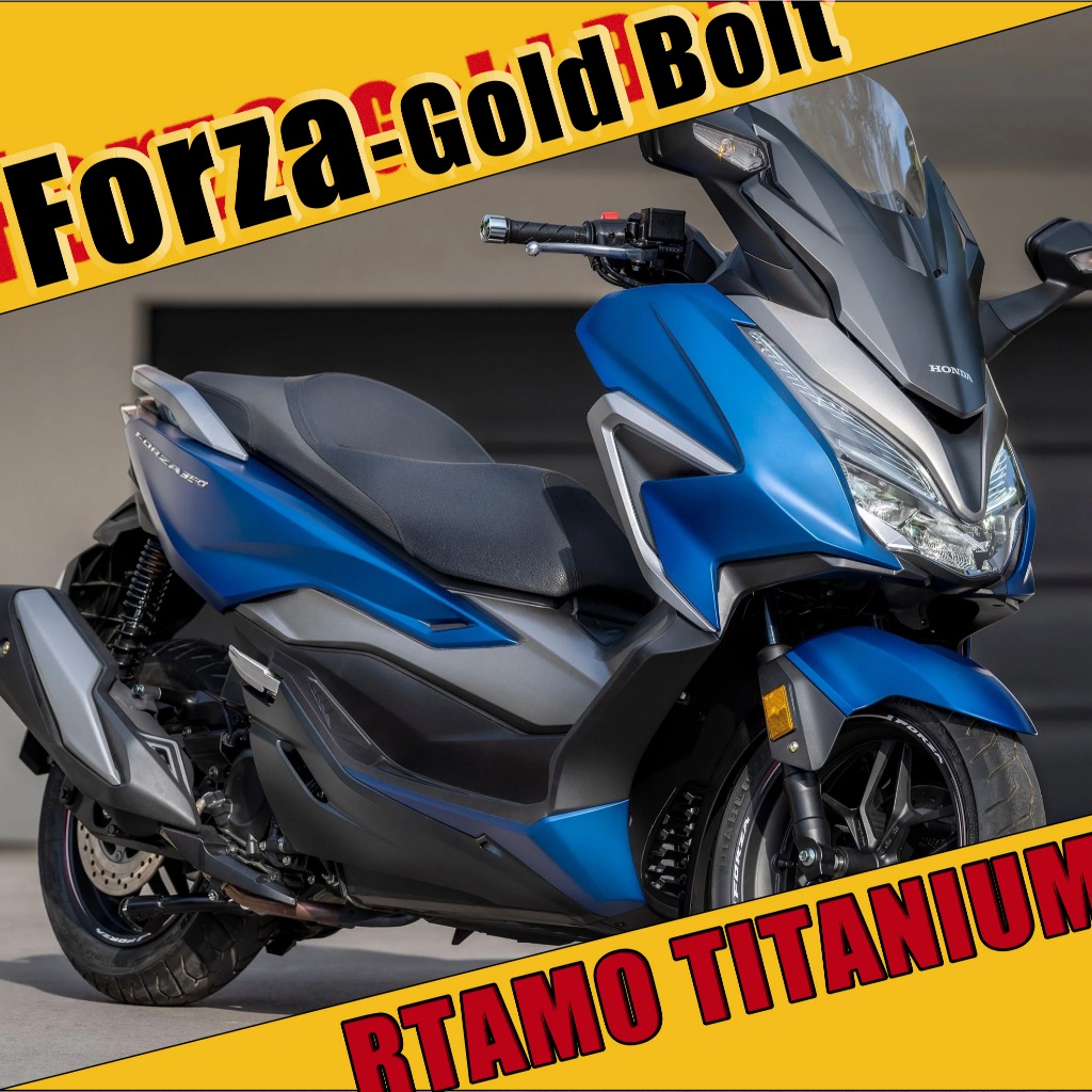 RTAMO Titanium Gr5 Full Set Fit Forza350 Black Gold Available