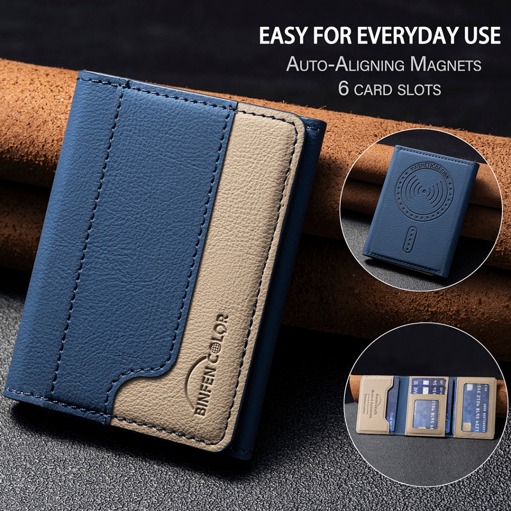 เคส Card Holder โทรศัพท์มือถือหนัง ผ้าแคนวาส พร้อมช่องใส่บัตรเครดิต สําหรับ Universal PU Leather Credit Card Bag Holder for iPhone Air 17 17e 16 16e 15 14 Plus 13 18 Pro Max 12 11 SE 2022 2020 SE2 SE3 5 5s 6 6s 7 8 BFKB