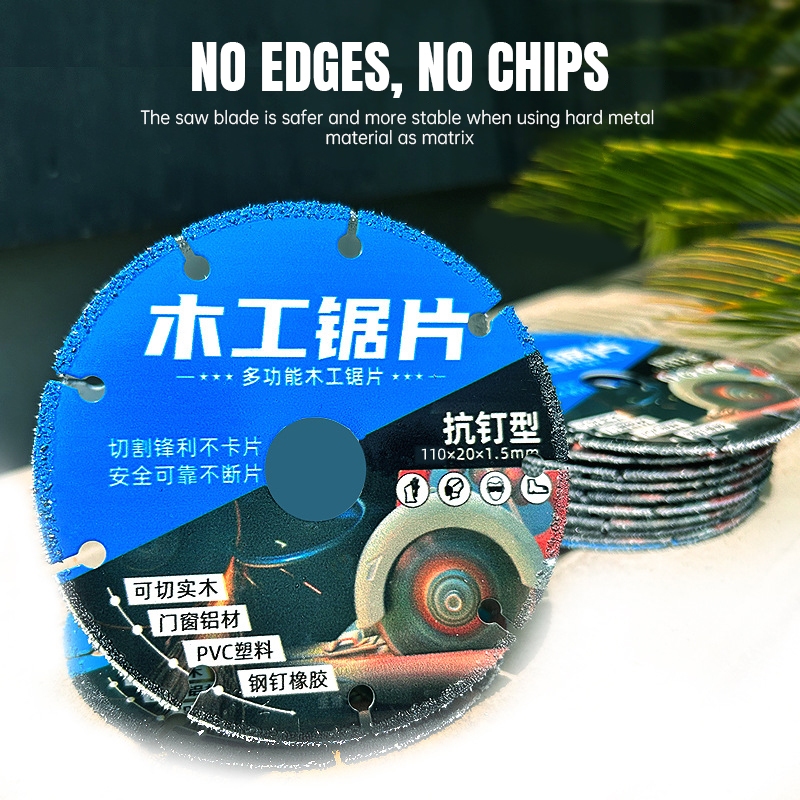 🌷COD🌷รุ่นใหม่ ใบตัดไม้ ขนาด 4 นิ้ว สำหรับงานไม้สำหรับตัดแผ่นไม้ New Type Alloy Woodworking Saw Blade Cutting Disc