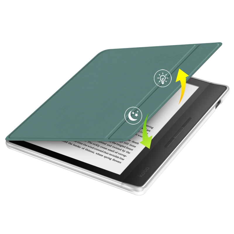 อะคริลิคสมาร์ทสําหรับ Kobo Libra สีโปร่งใสสําหรับ Libra 2 Magnetic Soft Case พร้อม Auto Sleep/wake up ราคา ถูกที่สุด ดีลบีเคเค แกลเลอรีภาพที่ 2