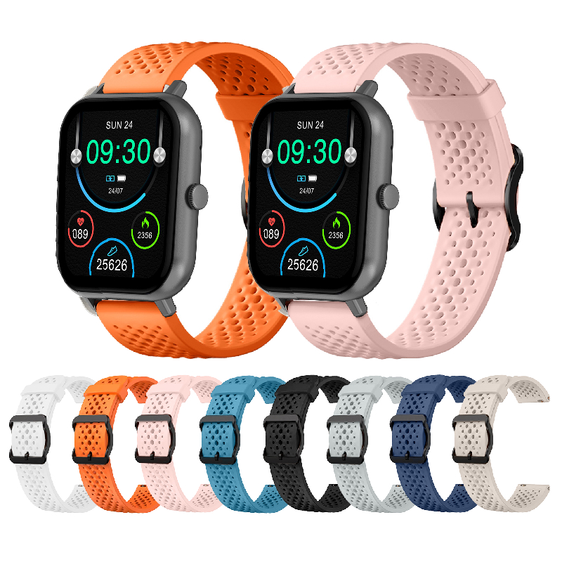 สําหรับ Seamwi ZL54CJ สายนาฬิการะบายอากาศซิลิโคน Soft Replacement Strap