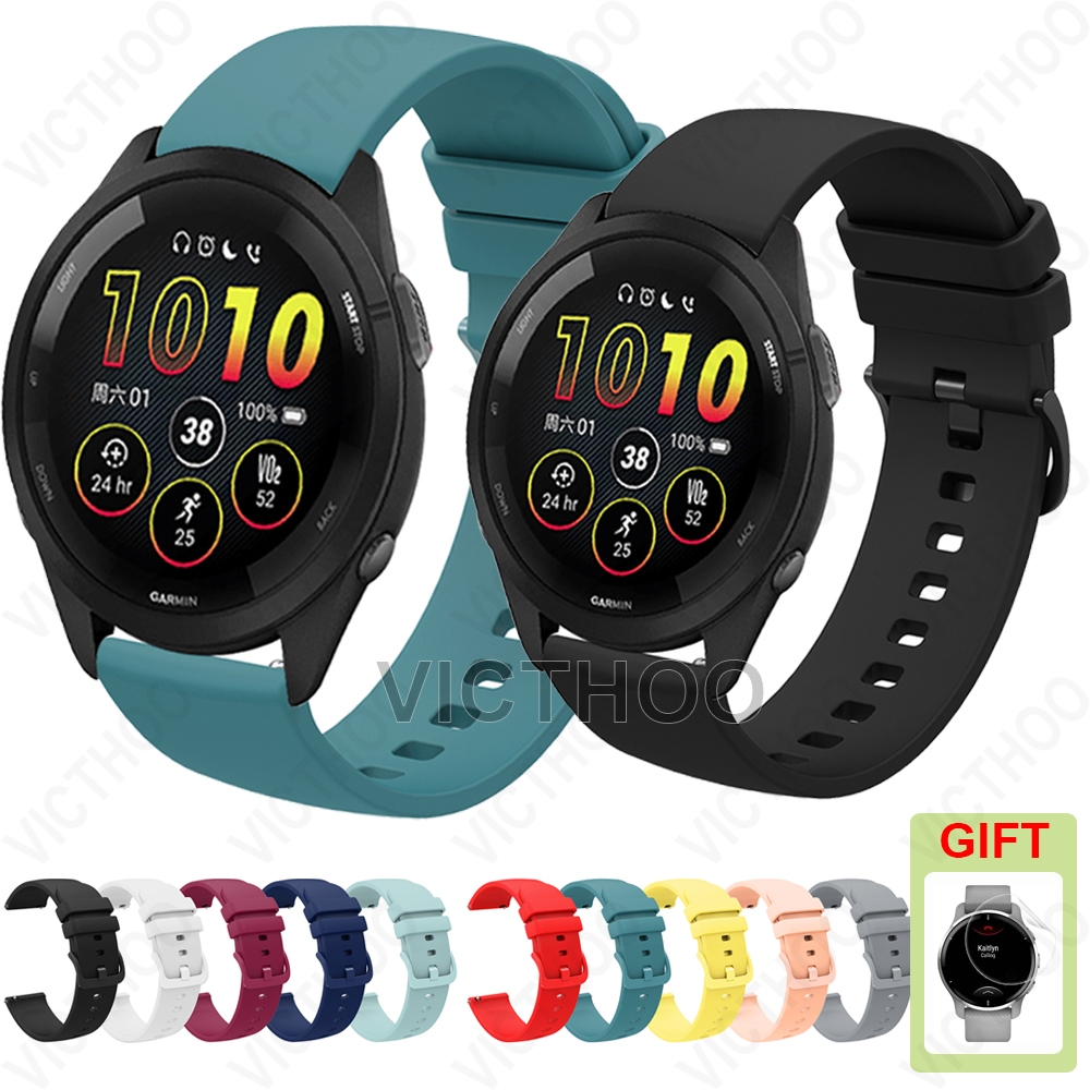 สายนาฬิการะบายอากาศซิลิโคนสร้อยข้อมือกีฬาอุปกรณ์เสริมสําหรับ Garmin Venu 4 45mm 41mm /Venu 3 / 3s / Venu 2 / 2s / 2 Plus / Sq / Sq2