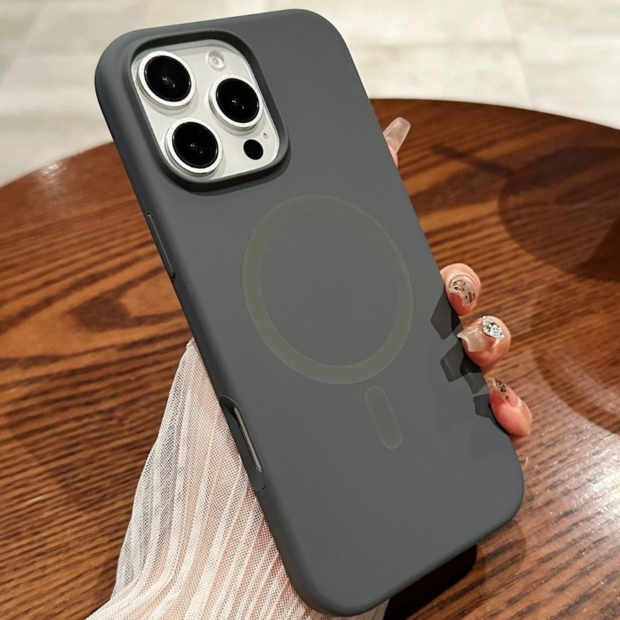 Yufu หรูหรา Magnetic Jelly กรณีปลอกสําหรับ iPhone 16 15 14 13 12 11 Pro Max Plus กันกระแทกปลอกอ่อนเคสโทรศัพท์ฝาหลัง