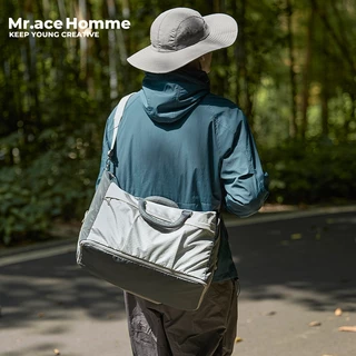 Mr.ace Homme 3136 กระเป๋าเดินทางแบบพับได้ระยะทางสั้นกระเป๋าถือกระเป๋า Duffel ความจุขนาดใหญ่สําหรับผู้หญิง