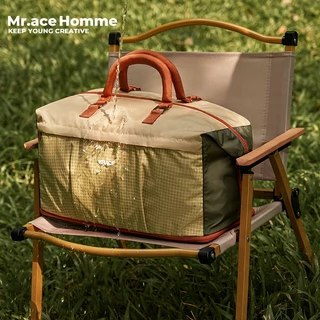 Mr.ace Homme 3136 กระเป๋าเดินทางแบบพับได้ระยะทางสั้นกระเป๋าถือกระเป๋า Duffel ความจุขนาดใหญ่สําหรับผู้หญิง