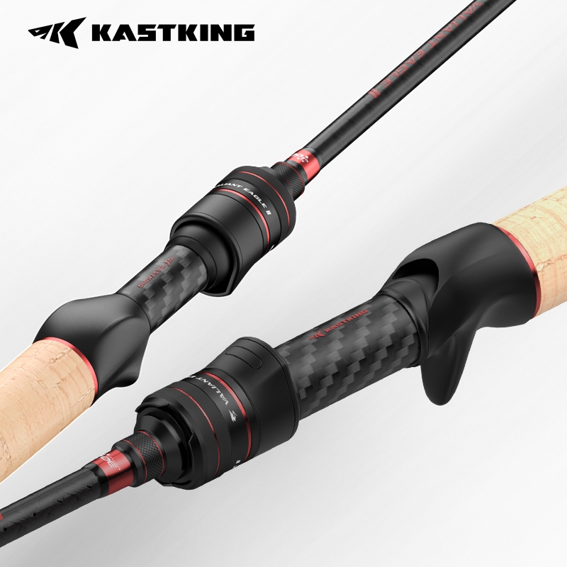Kastking BlackValiant Eagle II Ultralight เหยื่อ Finesse Spinning Casting Fishing Rod 1.52-1.88m พร้อมคาร์บอนไฟเบอร์ 30T สําหรับสตรีม