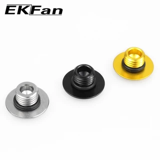 Ekfan 1 ชิ้นรอกตกปลาส่วนประกอบฝาโลหะ DIY Spinning Baitcasting อะไหล่รอกตกปลา