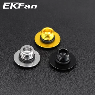 Ekfan 1 ชิ้นรอกตกปลาส่วนประกอบฝาโลหะ DIY Spinning Baitcasting อะไหล่รอกตกปลา