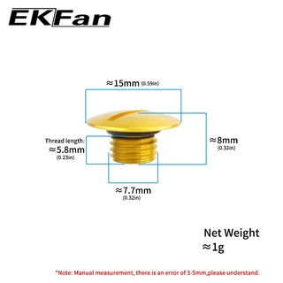 Ekfan 1 ชิ้นรอกตกปลาส่วนประกอบฝาโลหะ DIY Spinning Baitcasting อะไหล่รอกตกปลา